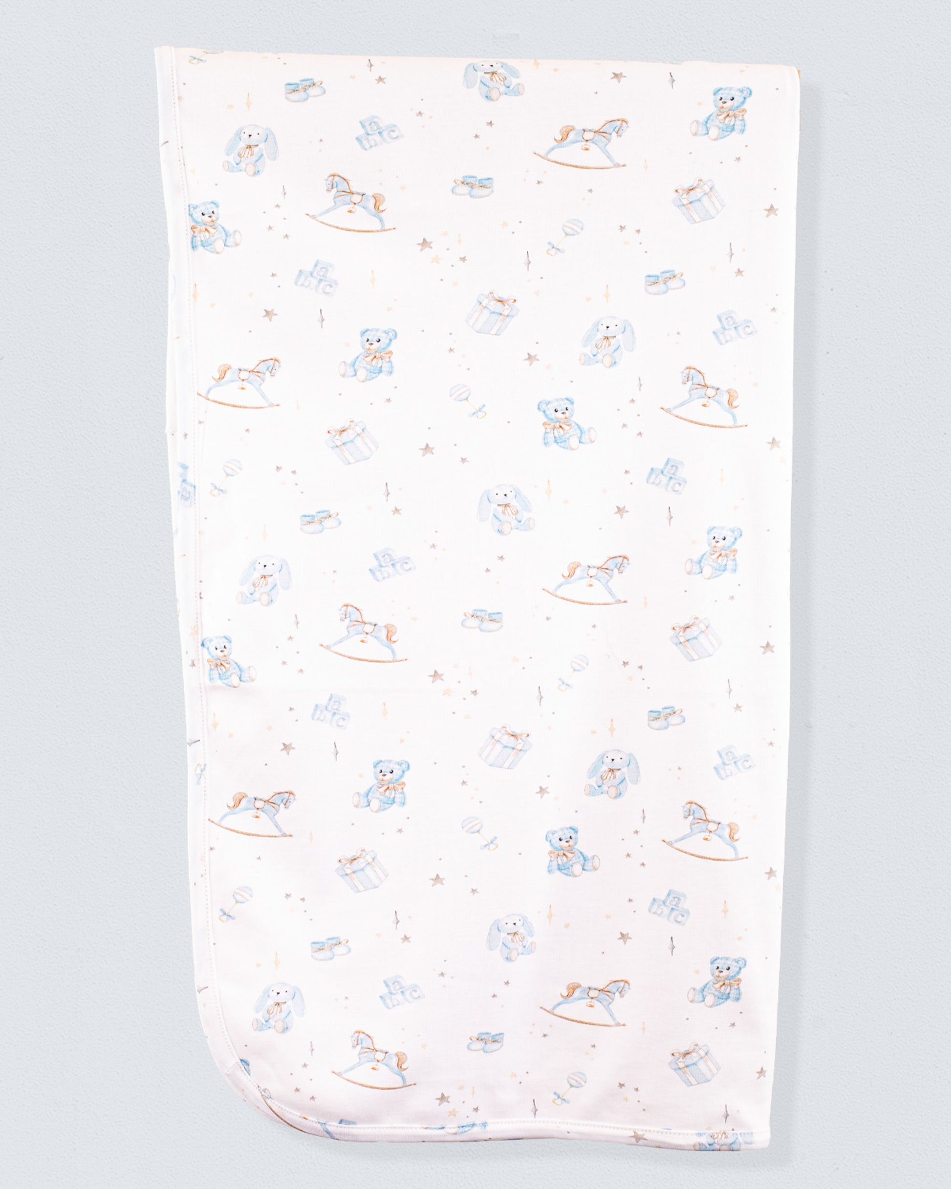 Pima Blue Toys Receiving Blanket - Blanket