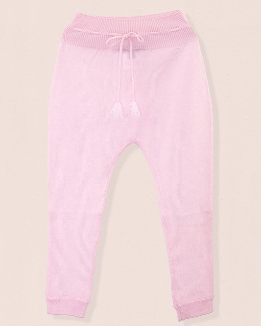 Luna Pink Knit Legging - Legging