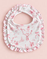 Pima Ballerina Toile Ruffle Bib