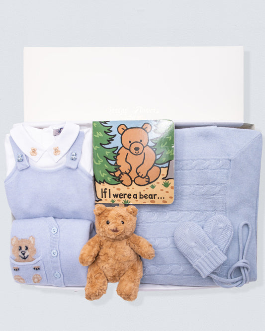 Cashmere Light Blue Bear Luxe Gift Bundle - Bundle