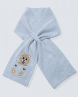 Bear Light Blue Cashmere Scarf