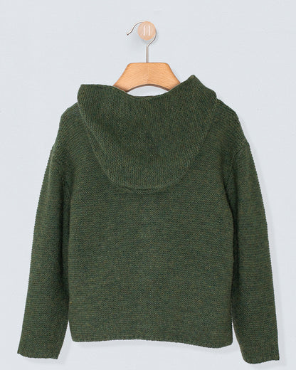 Benjamin Dinosaur Hunter Hooded Sweater - Sweater