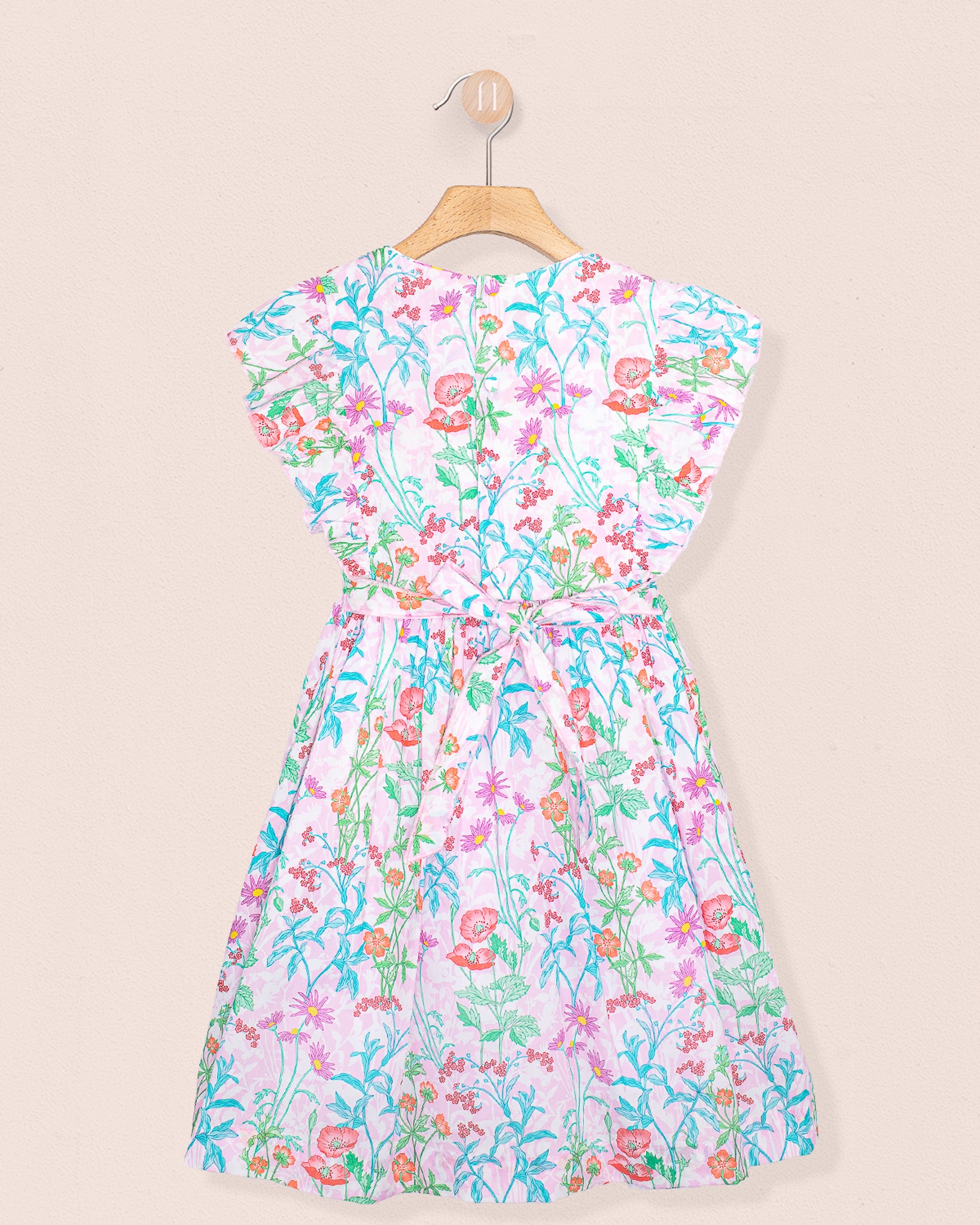 Berenice Liberty Ophelia Pink Smock - Smocked Dress