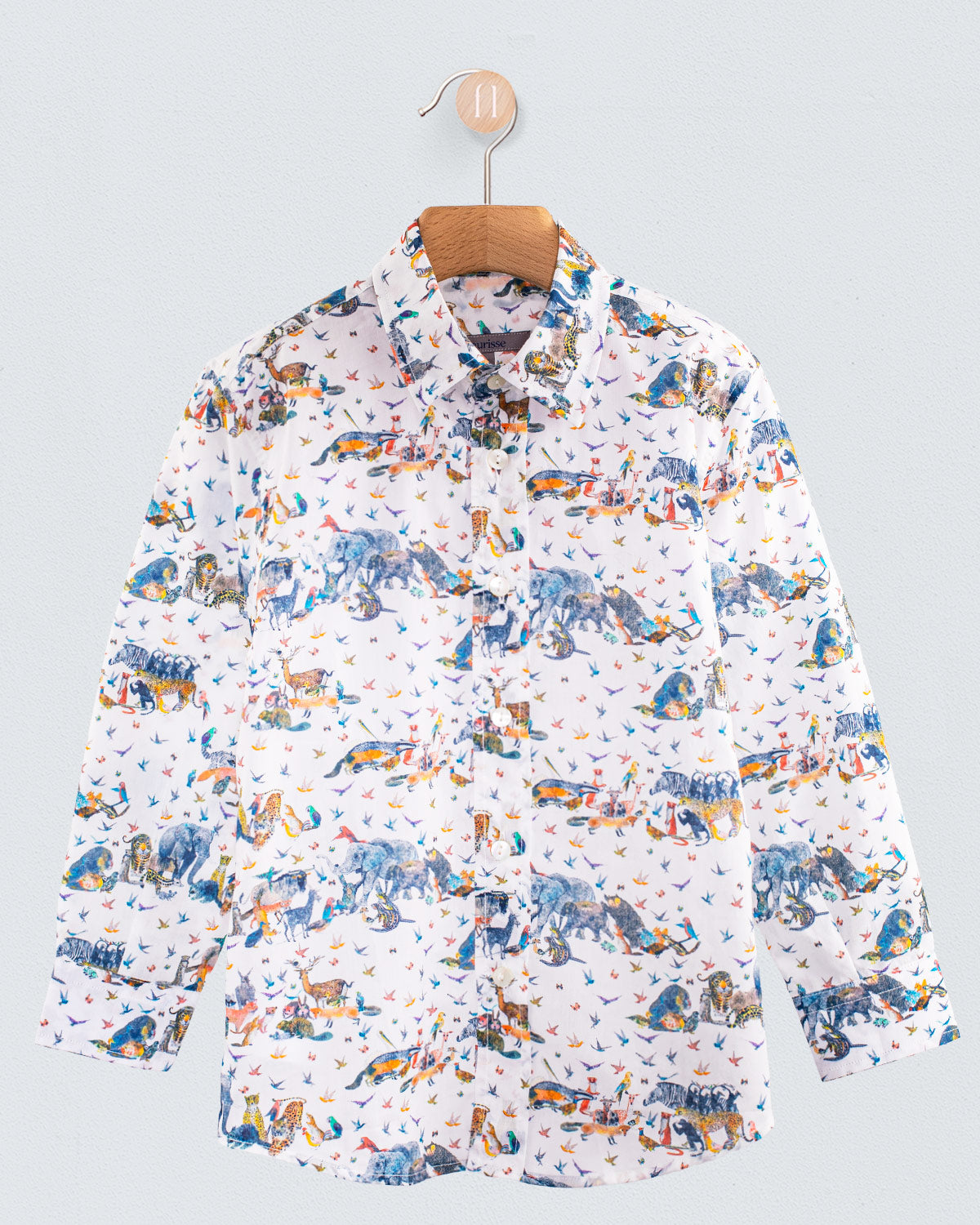 Bernard Organic Liberty Jungle Blue Shirt - Shirt