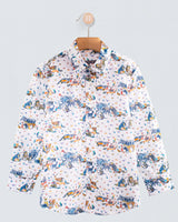 Bernard Organic Liberty Jungle Blue Shirt