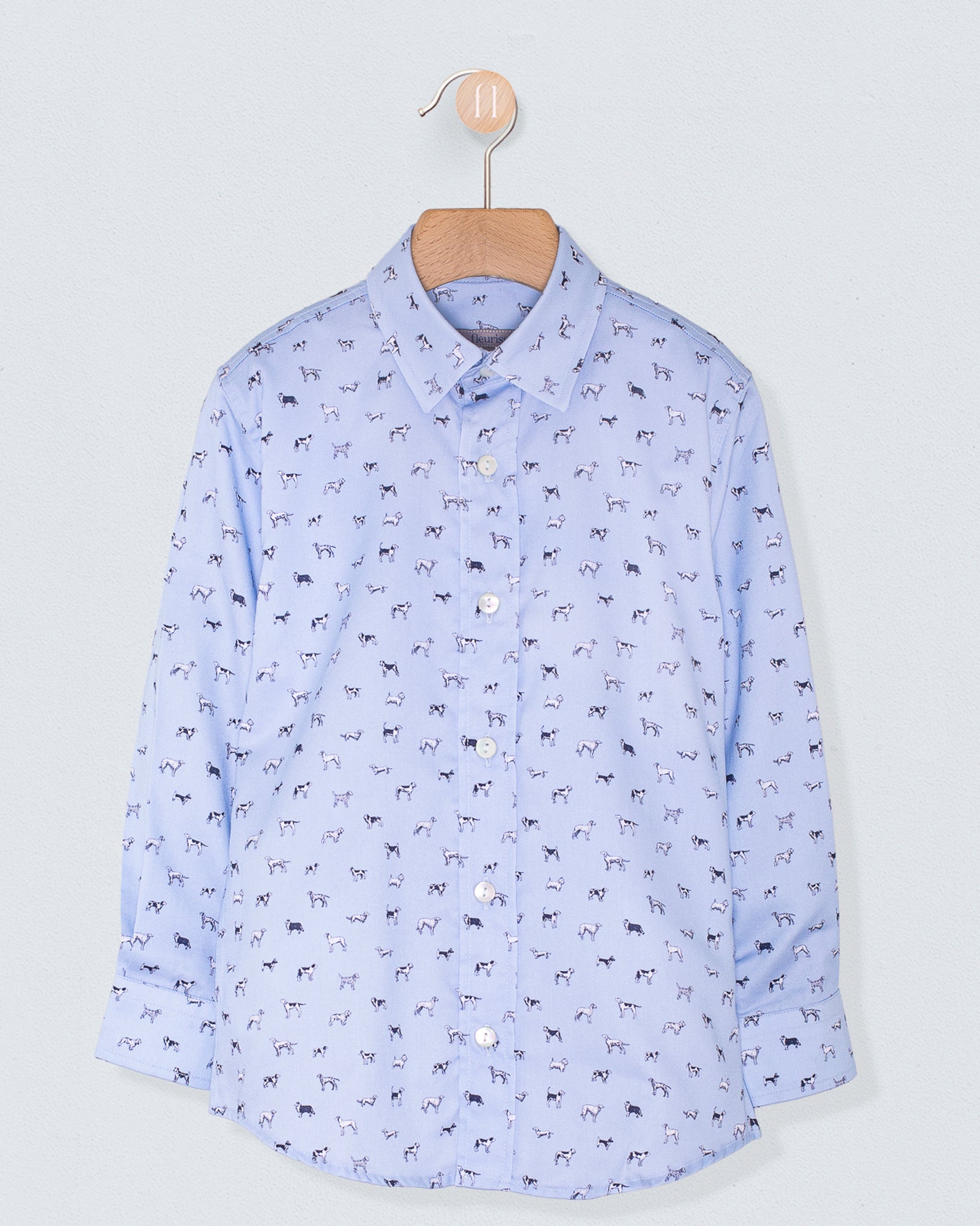 Bernard Liberty Man's Best Friend Blue Shirt - Shirt