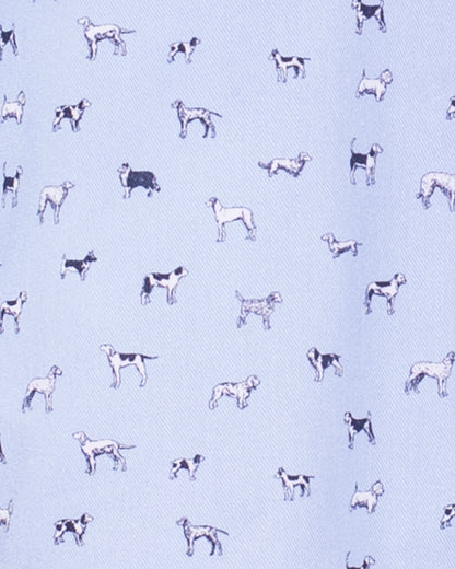 Bernard Liberty Man's Best Friend Blue Shirt - Shirt