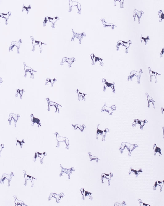 Bernard Liberty Man's Best Friend White Shirt - Shirt