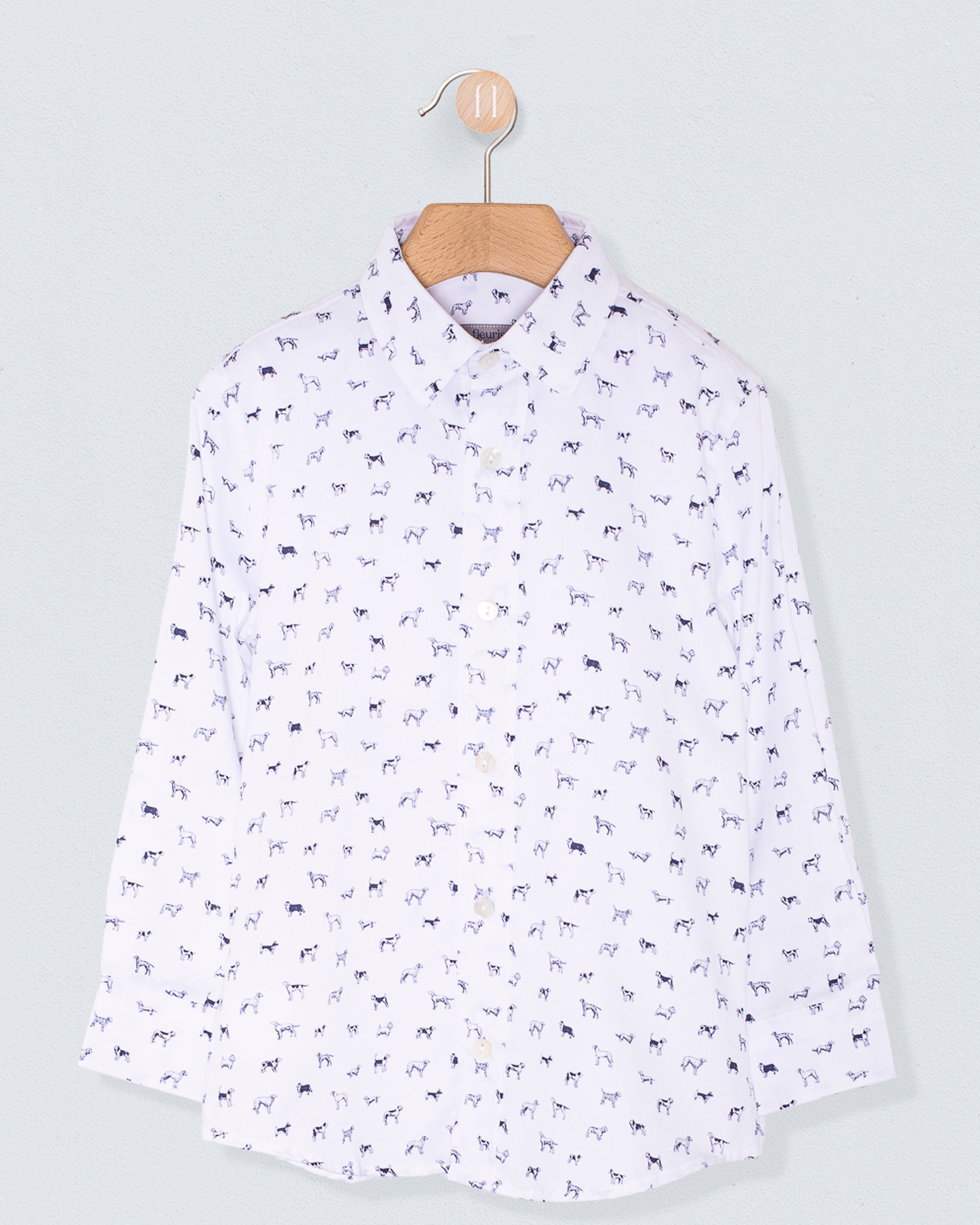 Bernard Liberty Man's Best Friend White Shirt - Shirt