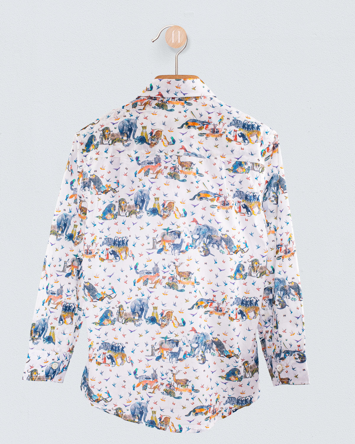 Bernard Organic Liberty Jungle Blue Shirt - Shirt