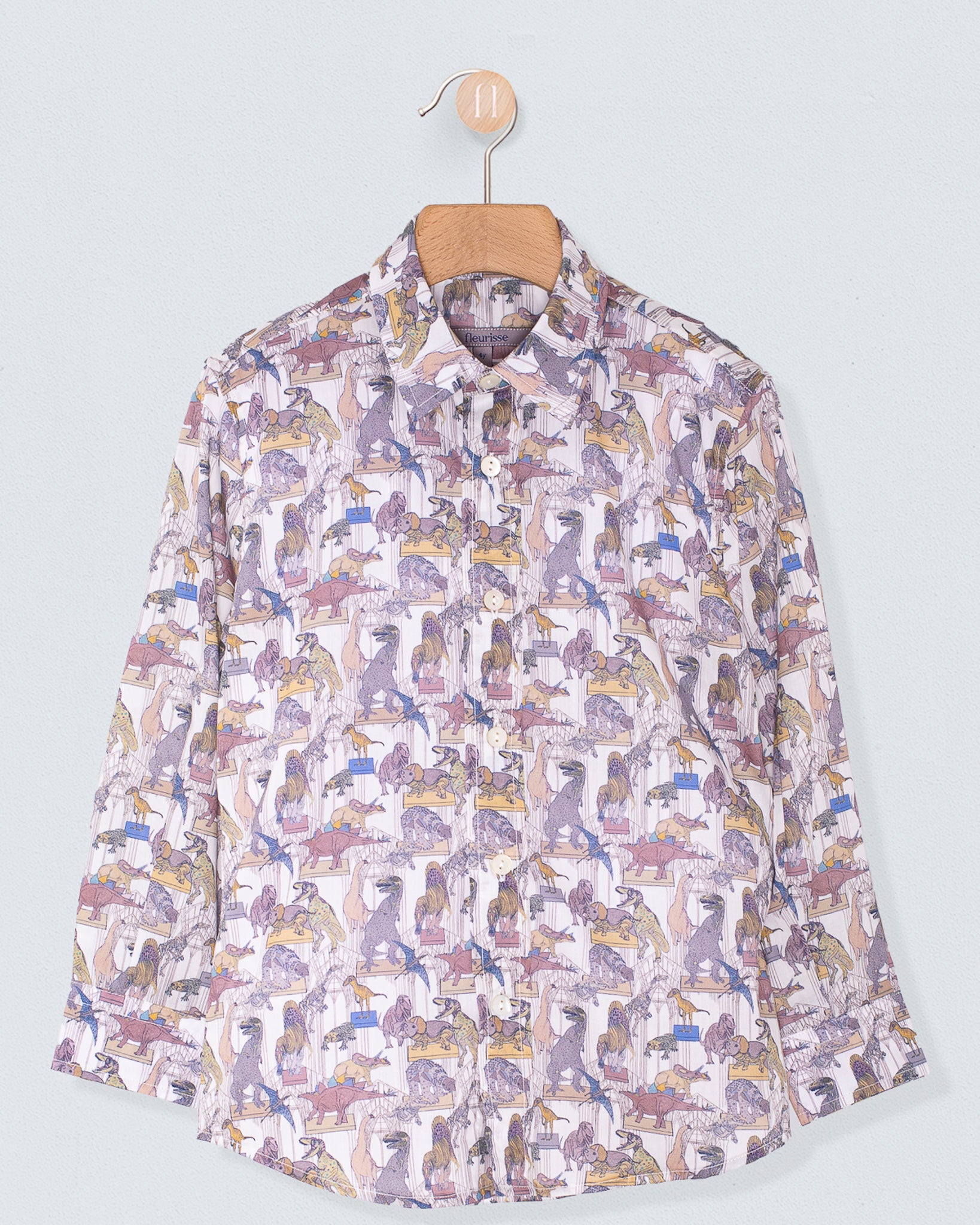 Bernard Organic Liberty Slate Dinosaur Shirt - Shirt