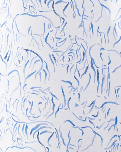 Bernard Organic Liberty Watercolor Blue Shirt - Shirt