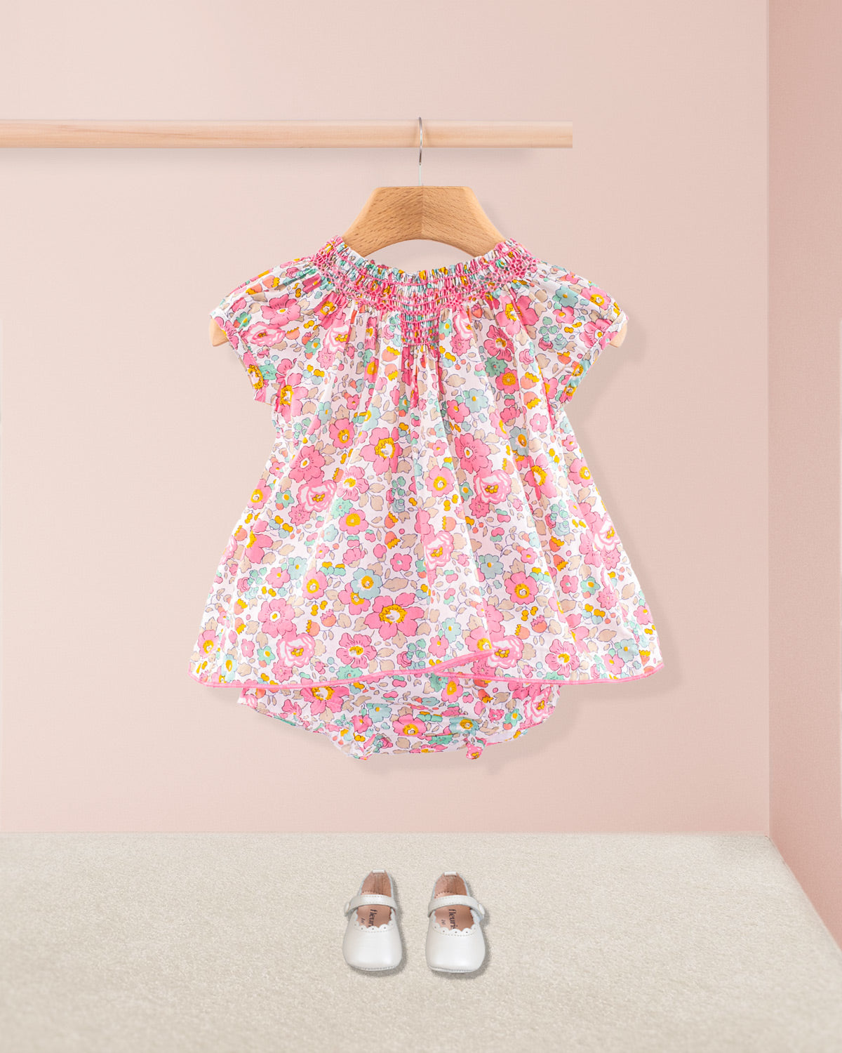 Etoile Liberty Betsy Rose 2 Piece Set - Baby Dress