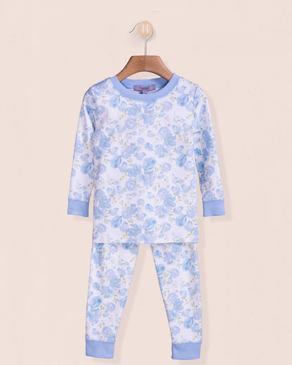 Liberty Blue Floral 2-Piece Pima Pajama - PAJAMA