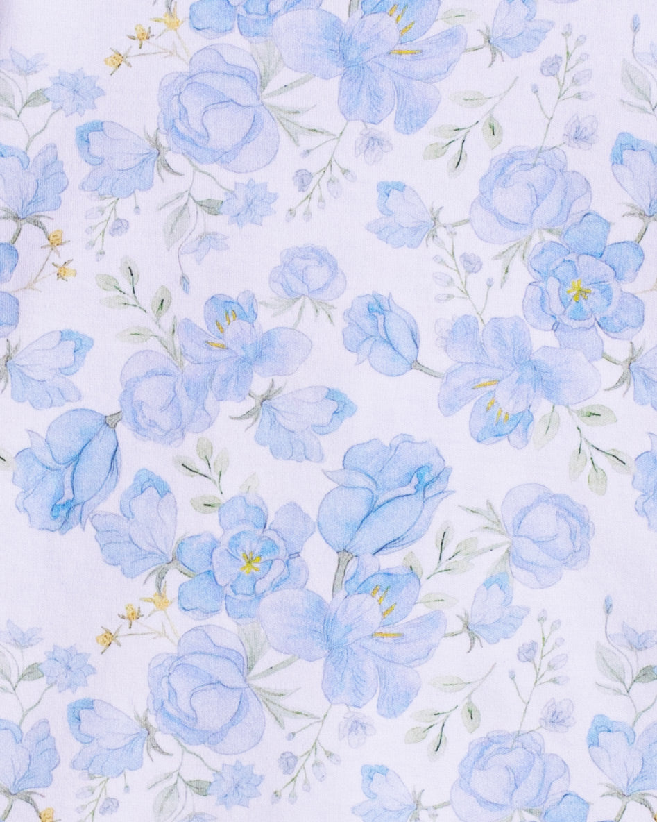 Liberty Blue Floral 2-Piece Pima Pajama - PAJAMA
