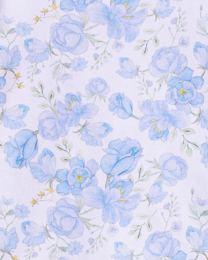 Liberty Blue Floral 2-Piece Pima Pajama - PAJAMA