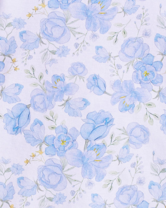 Liberty Blue Floral 2-Piece Pima Pajama - PAJAMA