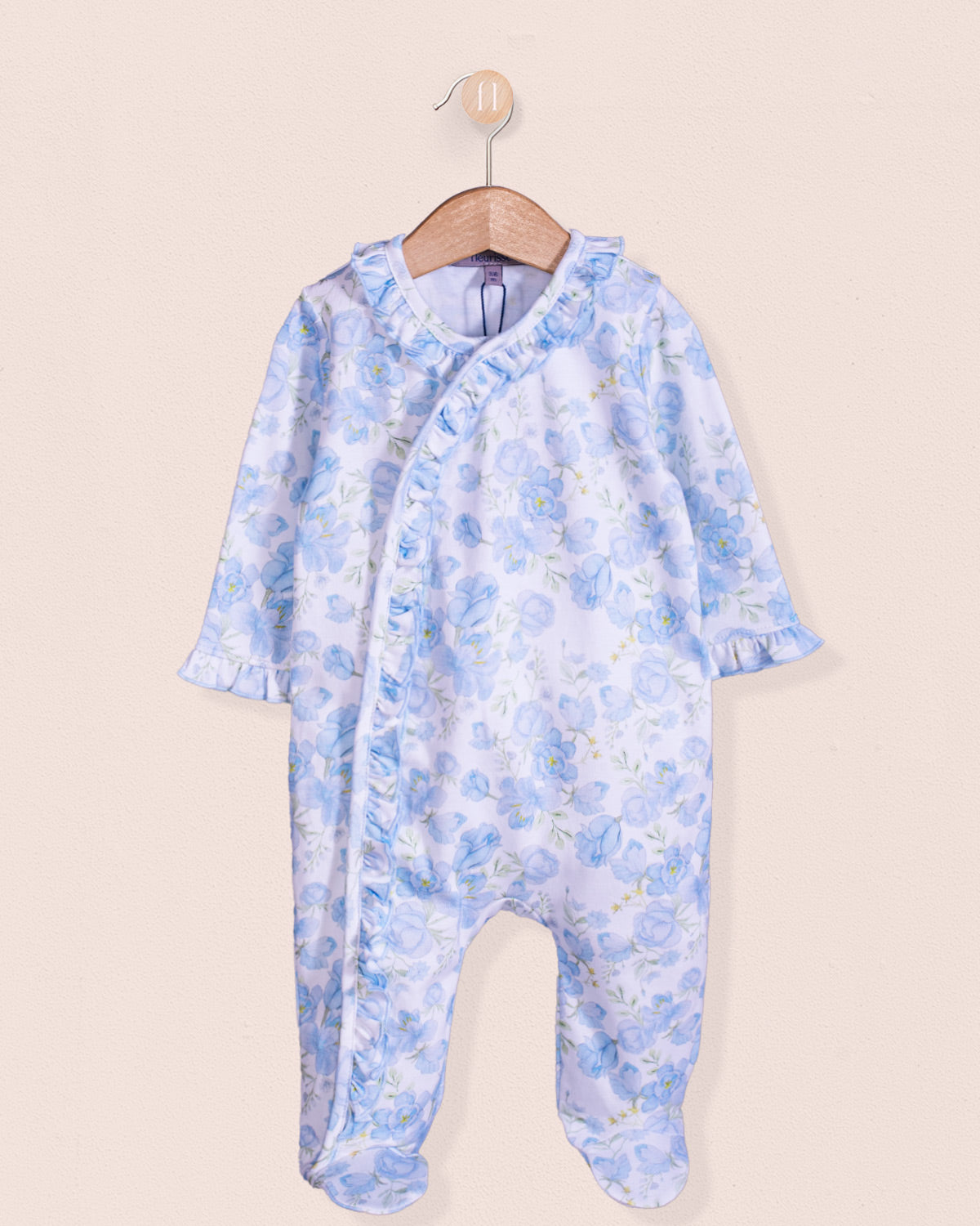Pima Liberty Blue Floral Stretchie