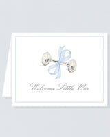 Rattle and Bow Blue Card