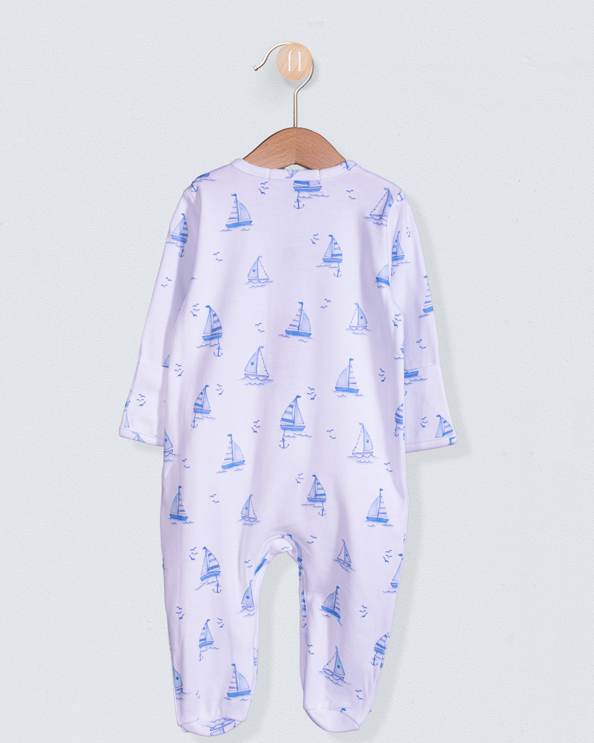 Pima Sailing Boats Blue Stretchie - Stretchie