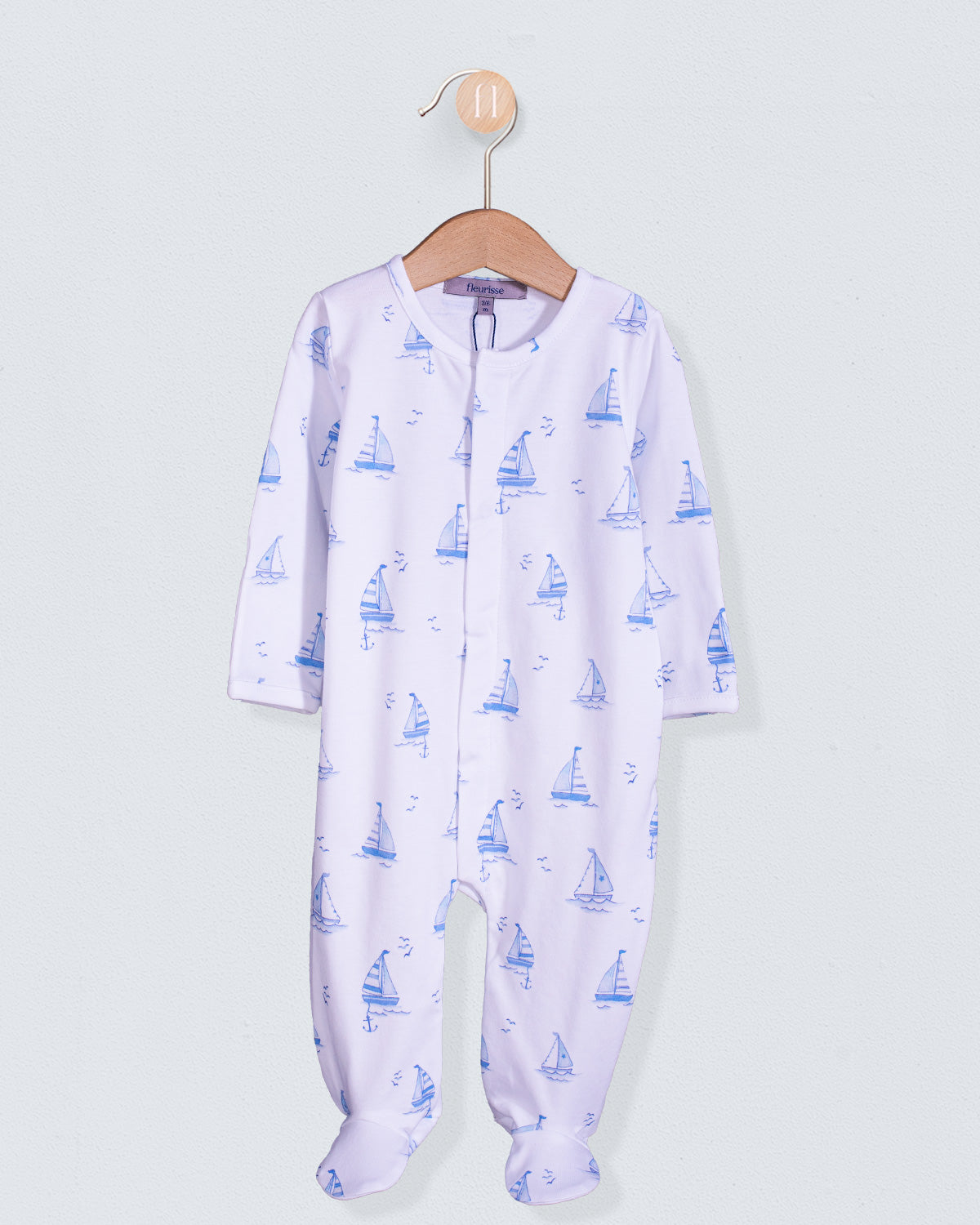 Pima Sailing Boats Blue Stretchie