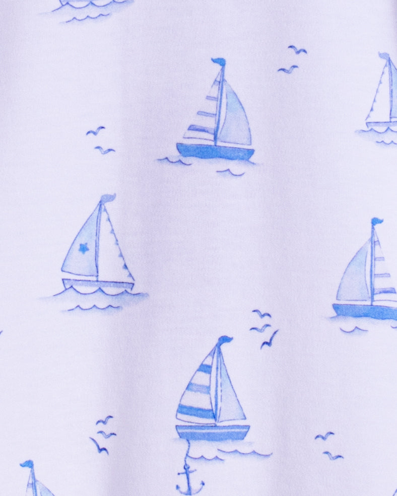 Pima Sailing Boats Blue Bib - Bibs