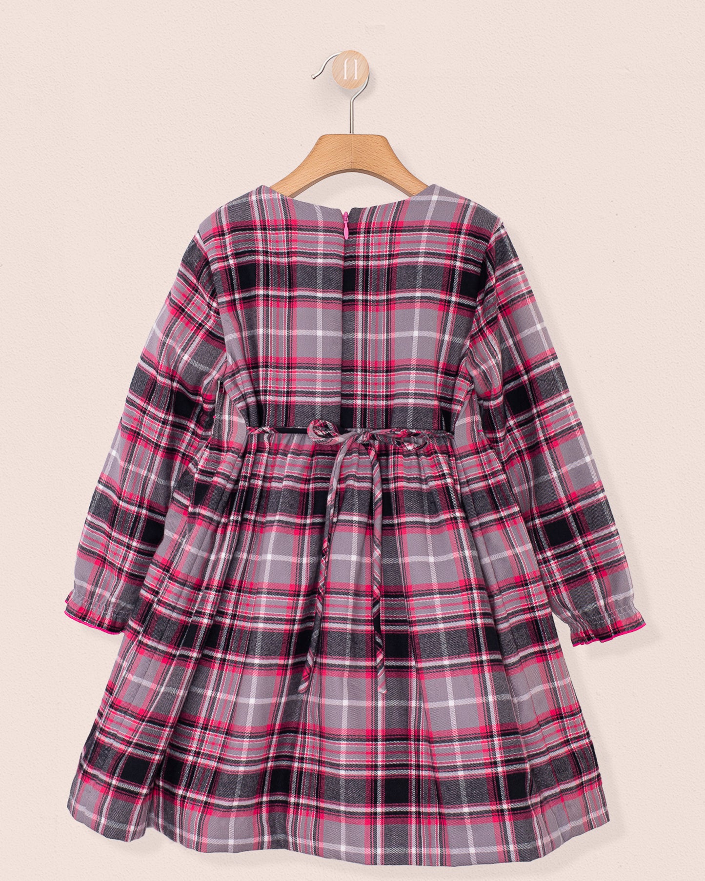 Bonheur Primrose Flannel Smock - Smocked Dress