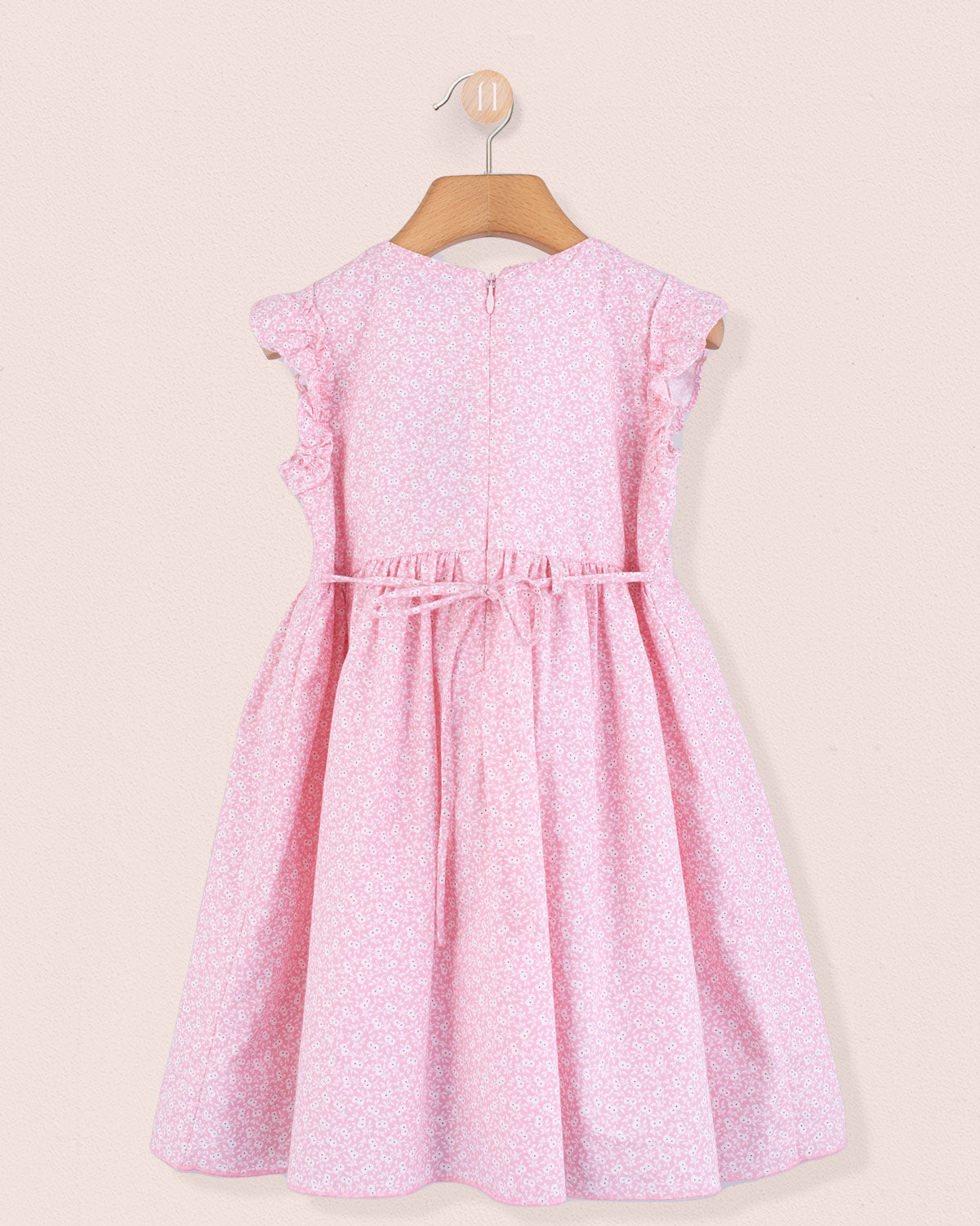 Bonnie Campari Pink Smock - Smocked Dress