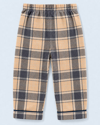 Boy Loungewear Blue Tartan Flannel