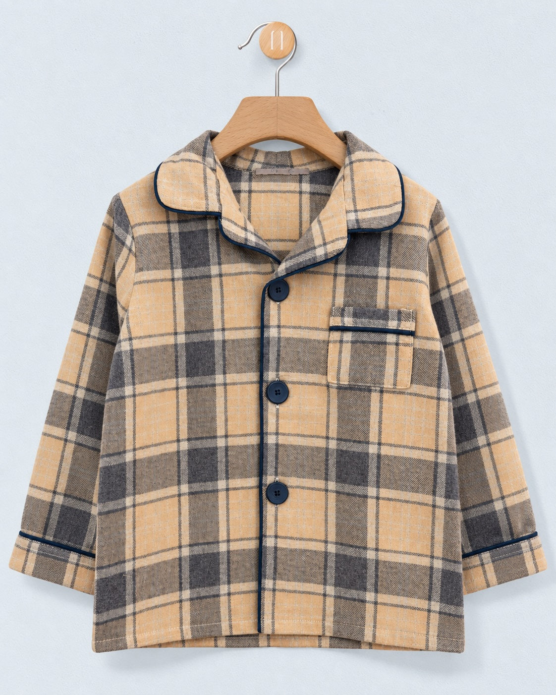 Boy Loungewear Blue Tartan Flannel