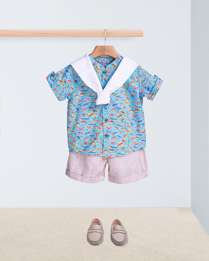 Brando Liberty Adventure Blue Tunic - Shirt