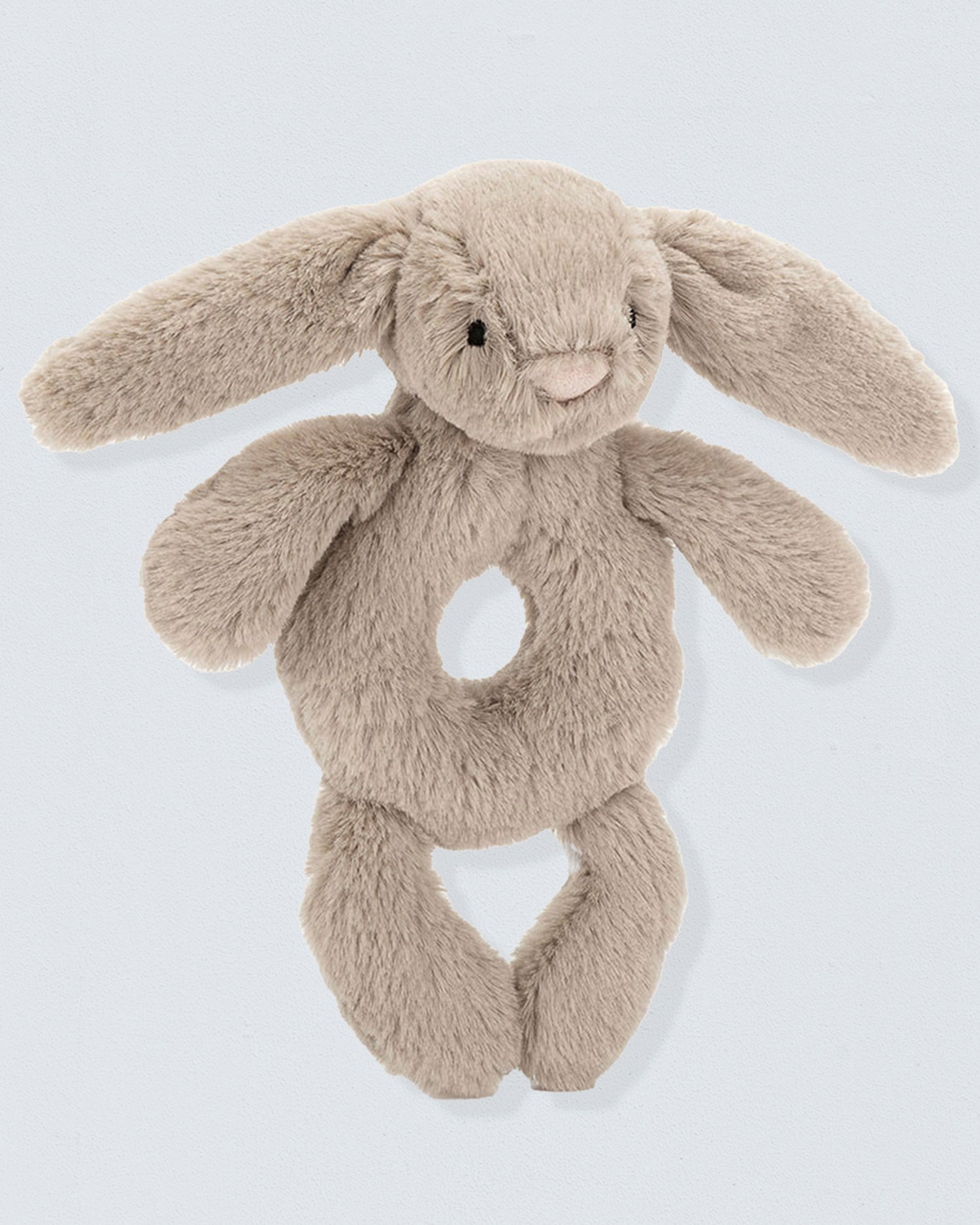 Jellycat Round Bunny Beige Rattle Toy