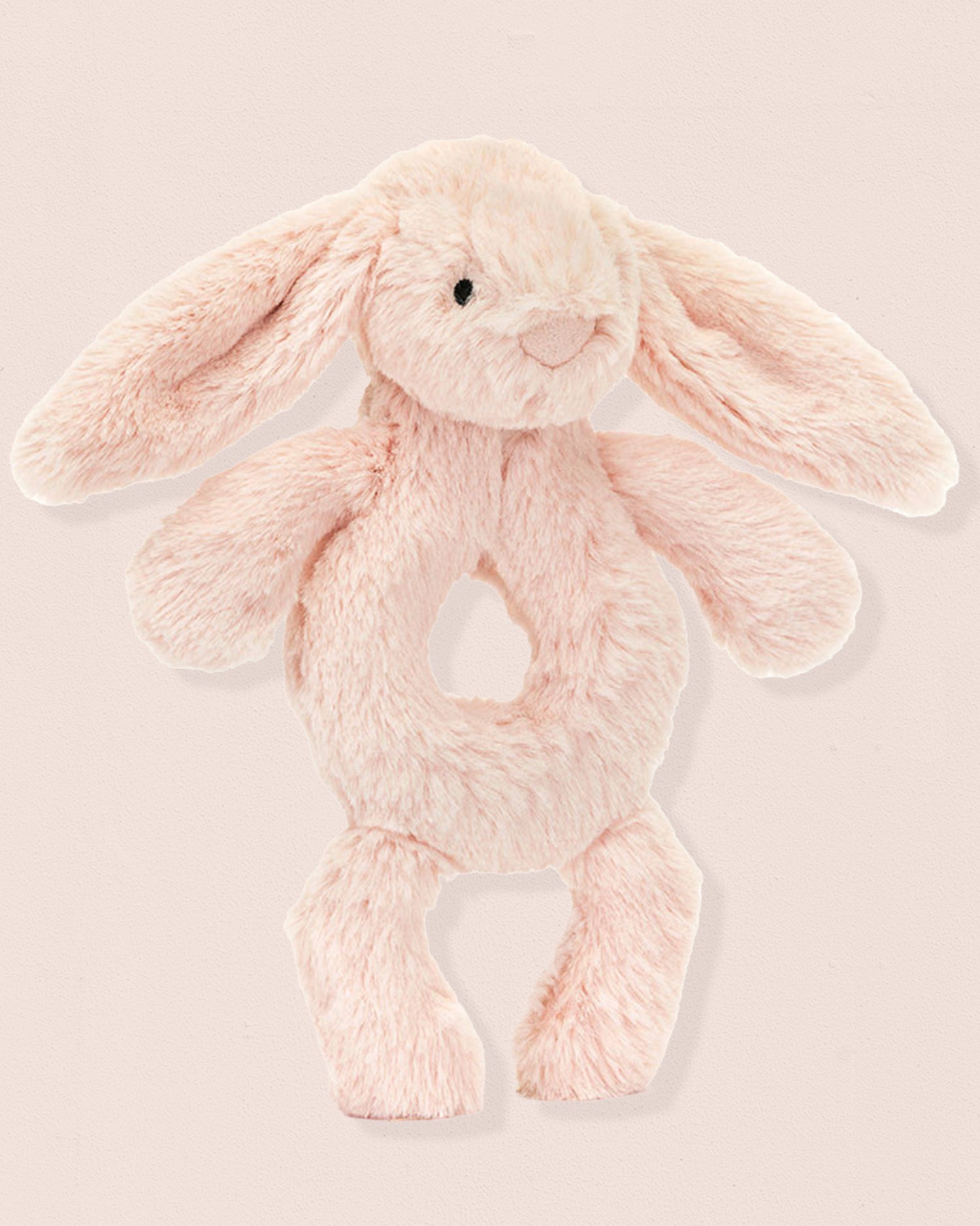 Jellycat Round Bunny Blush Rattle Toy