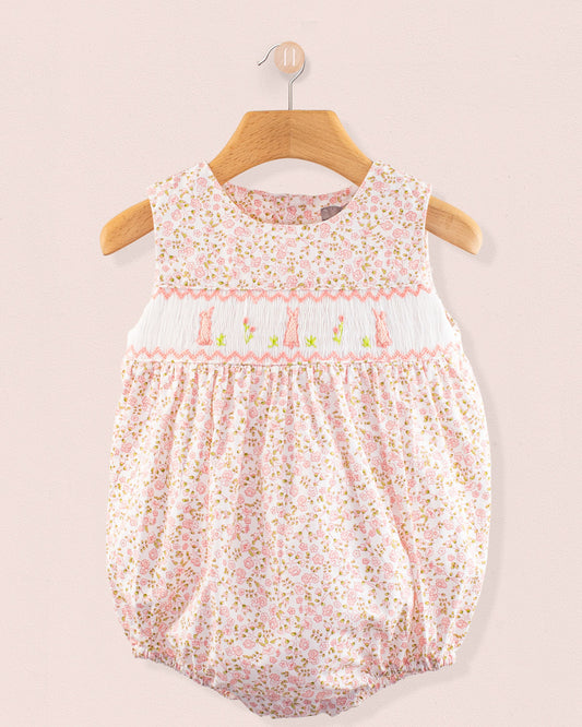 Bunny Florencia Pink Daisy Bubble - Romper