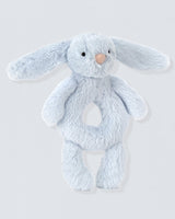 Jellycat Round Bunny Light Blue Rattle Toy