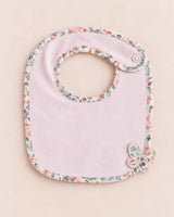Liberty Butterfly Pink Cotton Bib