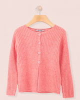 Cashmere Ribbed Candy Cardigan