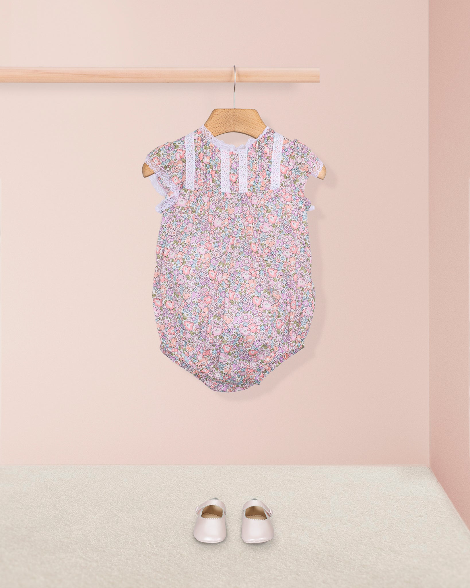 Cape Cod Liberty Michelle Blush Bubble - Romper