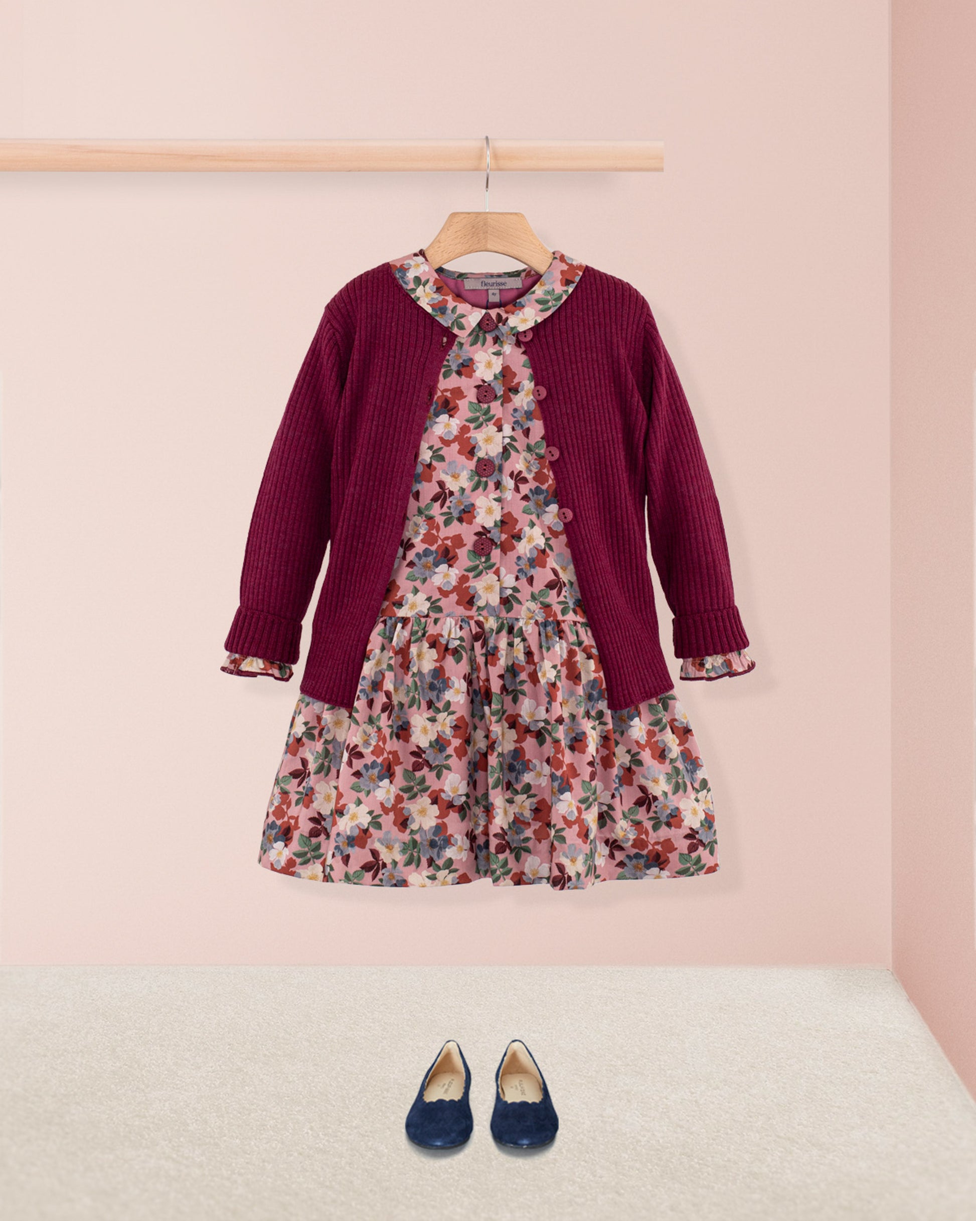 Caroline Liberty Nysa Warm Floral - Dress