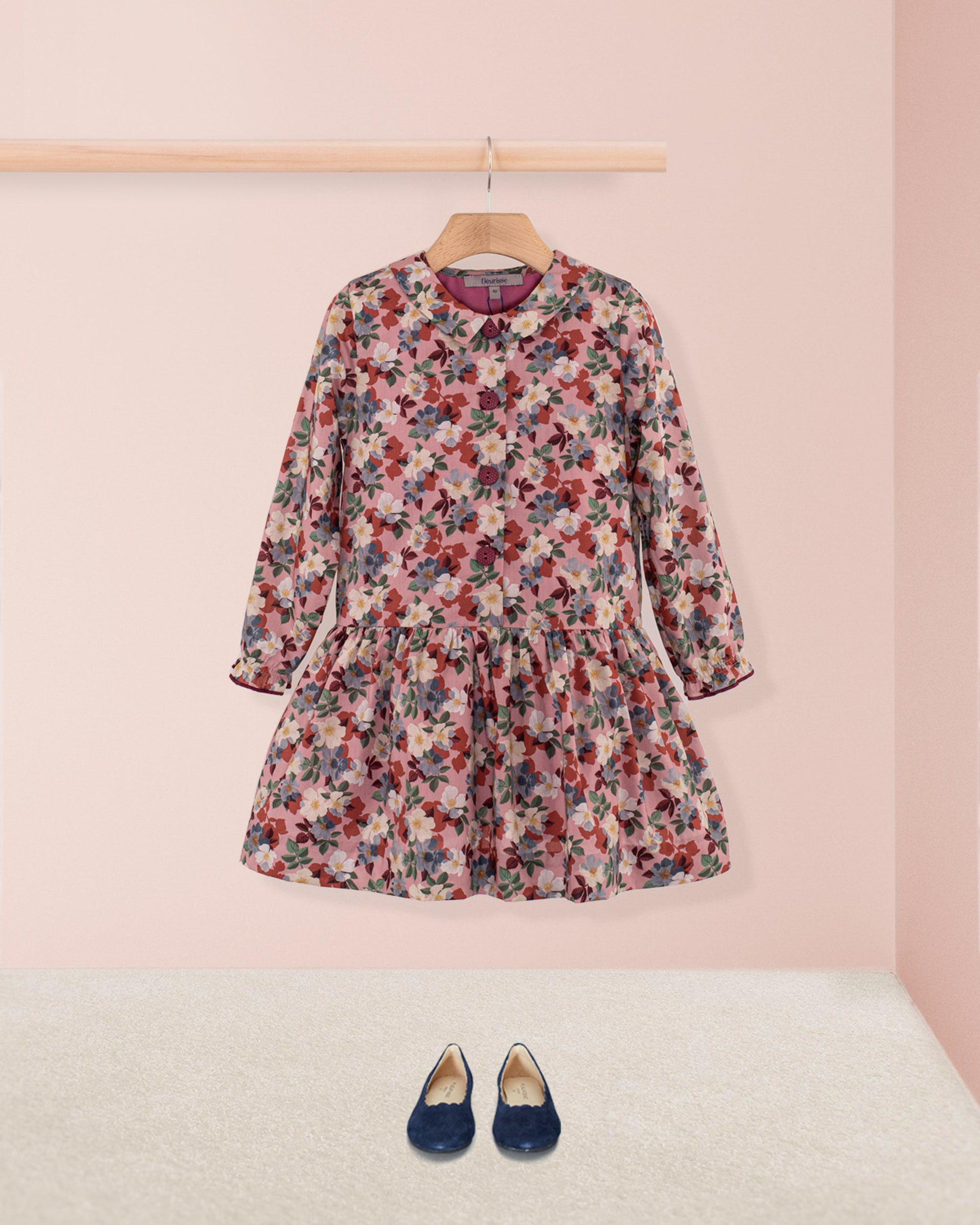 Caroline Liberty Nysa Warm Floral - Dress