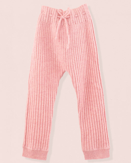 Cashmere Ribbed Rose Legging - Legging