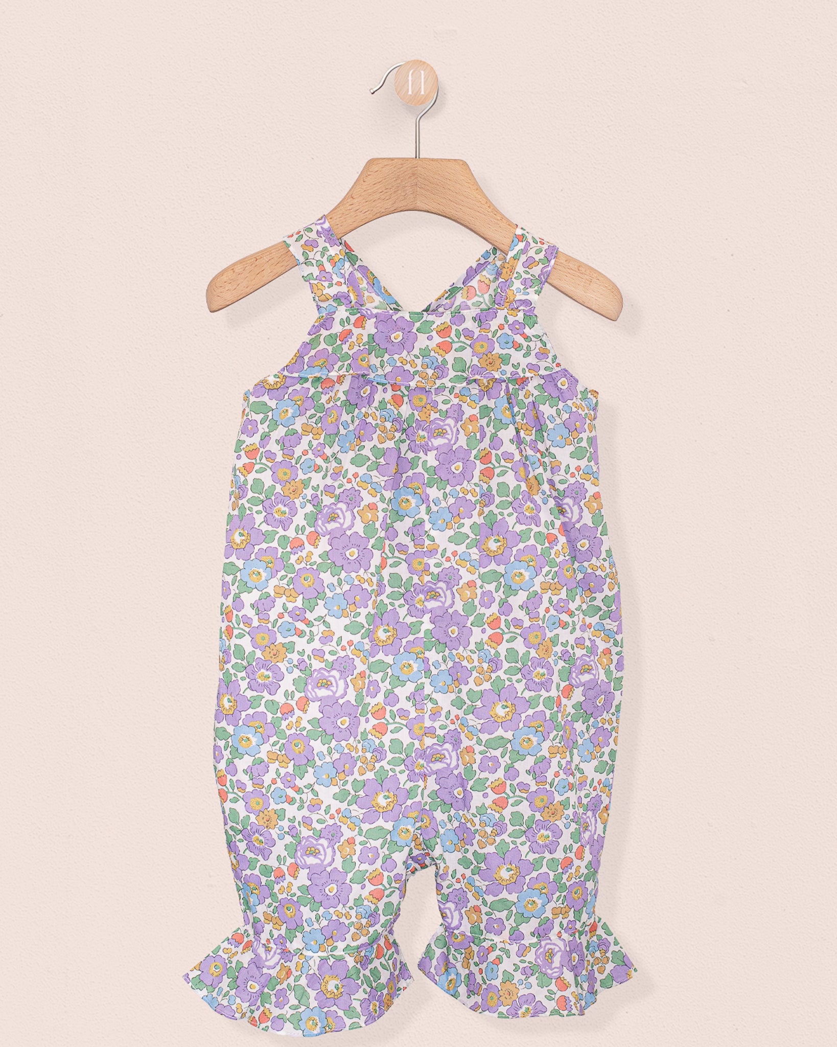 Charm Liberty Betsy Lavender Overall - Romper