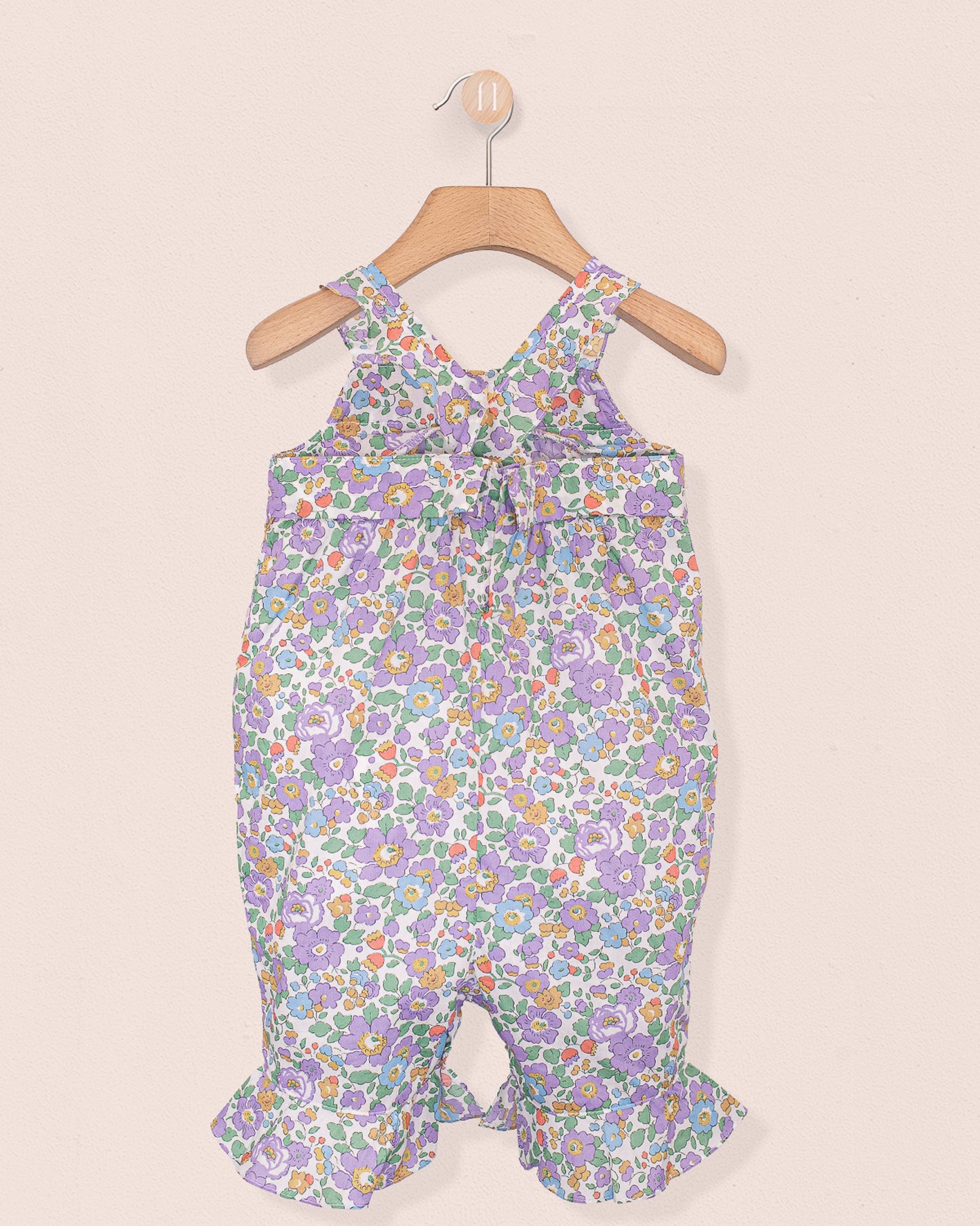 Charm Liberty Betsy Lavender Overall - Romper