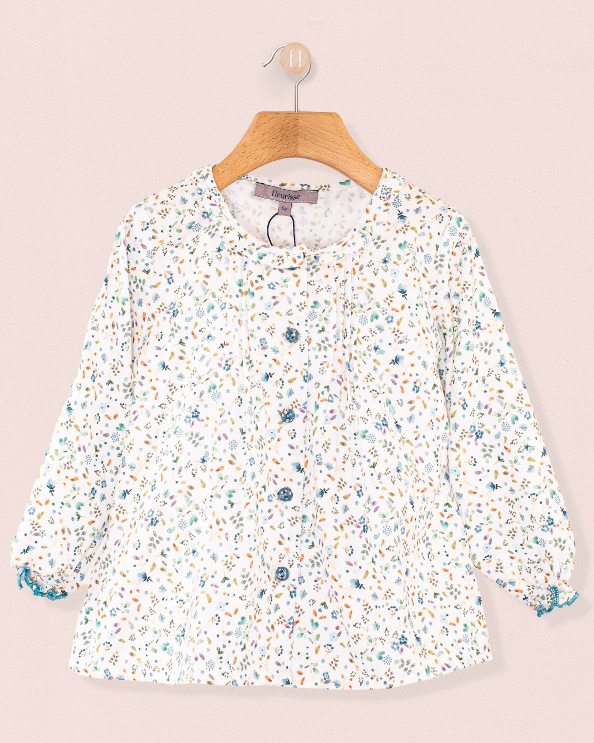 Ruffle Toscana Chilli Fall Turquoise Tunic - Tunic