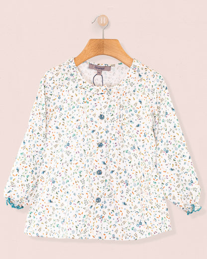 Ruffle Toscana Chilli Fall Turquoise Tunic - Tunic