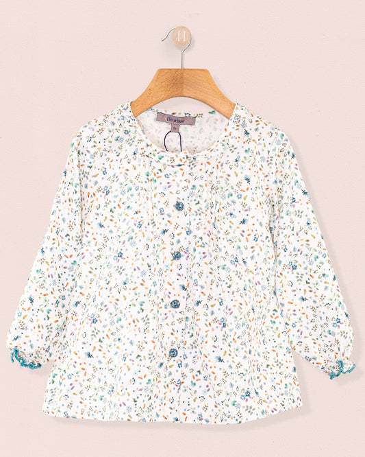 Ruffle Toscana Chilli Fall Turquoise Tunic - Tunic