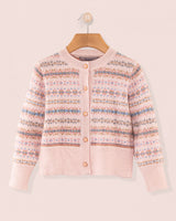 Courchevel Cashmere Pink Cardigan