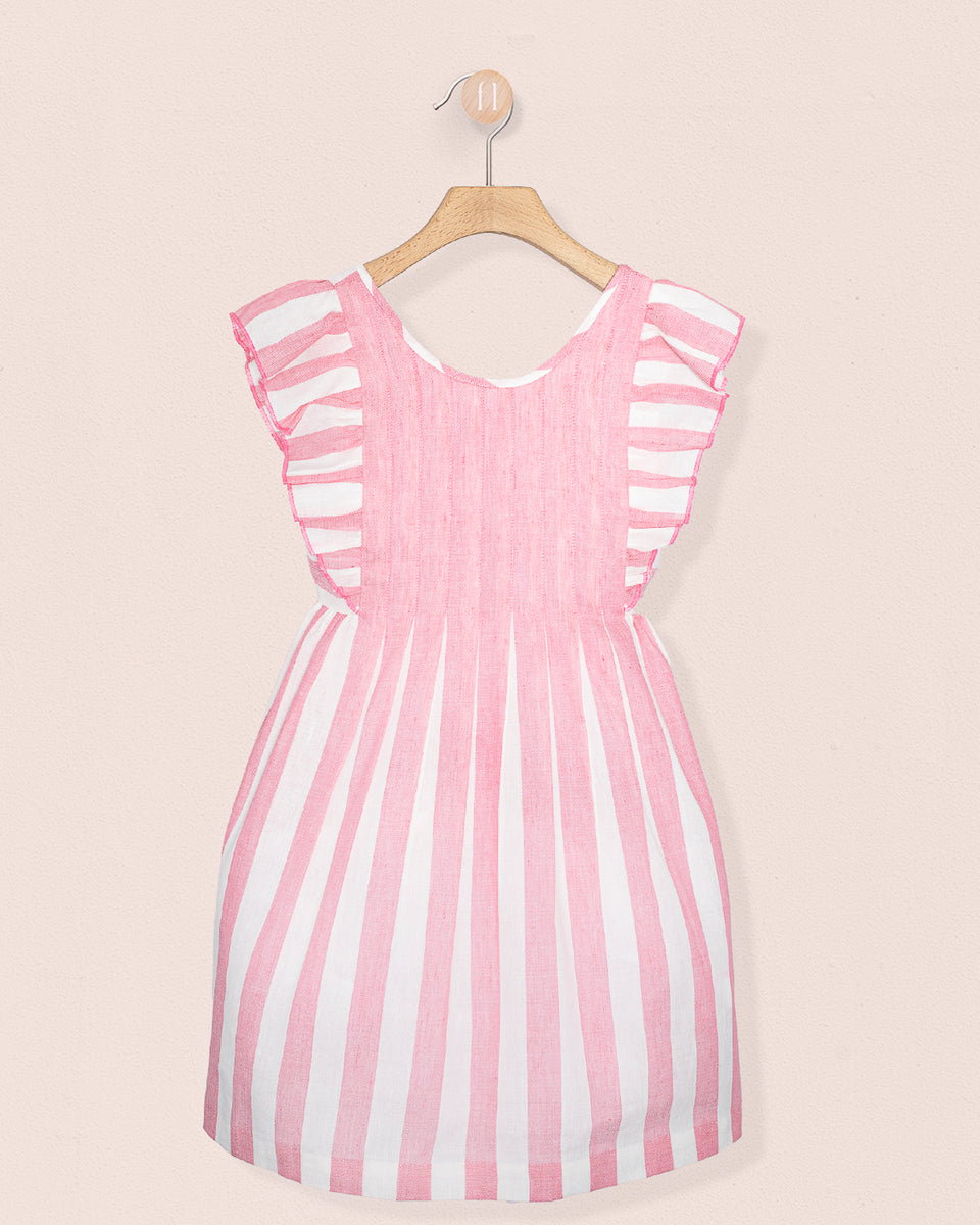 Carmel Italian Primrose Linen Dress