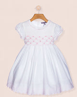 Celebration Provence Eyelet Pink Smocked Dress
