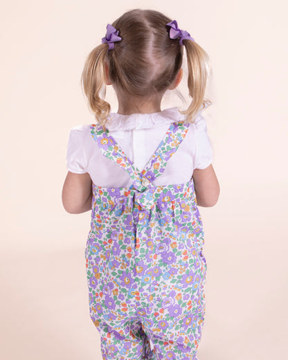 Charm Liberty Betsy Lavender Overall - Romper